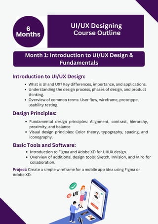 Master UI/UX Design Course User Interface & Experience Design Online | PDF