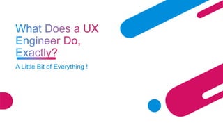 A Little Bit of Everything !
 