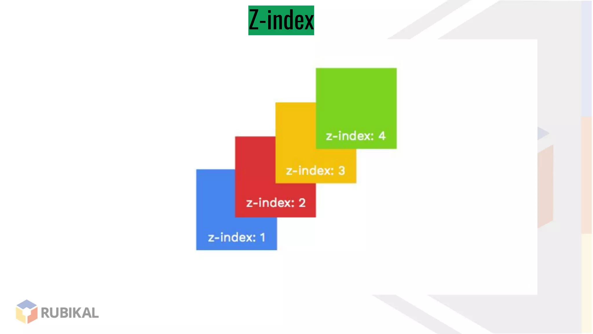 Z-index
 
