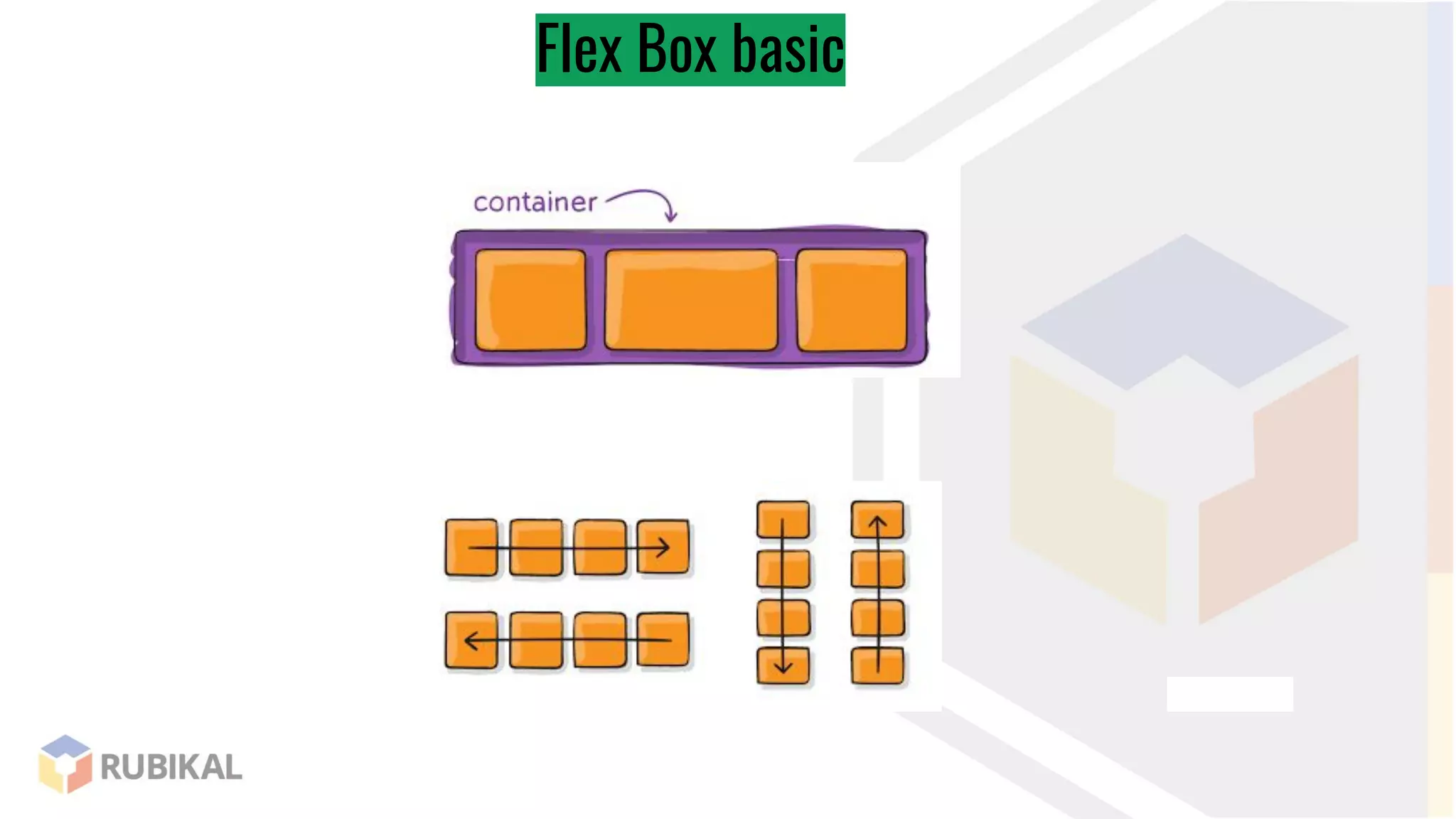 Flex Box basic
 