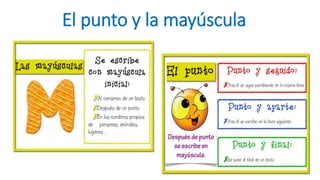 El punto y la mayúscula
 