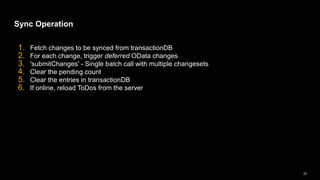Ui5 con@Banglore - UI5 App with Offline Storage using PouchDB | PPTX
