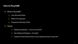 Ui5 con@Banglore - UI5 App with Offline Storage using PouchDB | PPTX