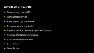 Ui5 con@Banglore - UI5 App with Offline Storage using PouchDB | PPTX