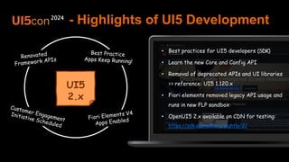 UI5con 2024 - Keynote: Latest News about UI5 and it’s Ecosystem | PPT