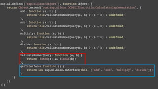 Object Oriented Programming with UI5 | PPTX
