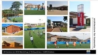 architecture for humanity 
Rwanda // Kimisagara Football For Hope Center // Lakes Consortium with Killian Doherty 
 