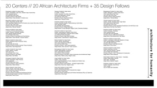 architecture for humanity 
Mozambique // Manica Football for Hope Center // Jose Forjaz Architects 
 