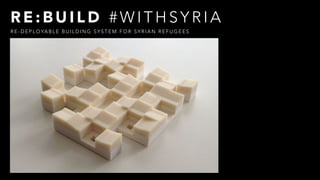 architecture for humanity 
20 Centers // 20 African Architecture Firms + 35 Design Fellows 
Khayelitsha Football For Hope Center! 
location: Khayelitsha, Cape Town, Western Cape, South Africa! 
client: Grassroot Soccer! 
cost: $256,000 USD (Final)! 
Architect of Record: ARG Design! 
design fellows: Oana Stanescu / Christine Lara! 
! 
Baguinéda Football for Hope Centre! 
location: Baguinéda, Bamako, Mali! 
client: Association Malienne pour la Promotion de la Jeune Fille et de la Femme! 
cost: $157,807 USD (Final)! 
Architect of Record: Quarc Design! 
design fellow: Michael Heublein! 
! 
Katutura Football for Hope Centre! 
in memory of Eunice Kennedy Shriver! 
location: Katutura, Windhoek, Namibia! 
client: Special Olympics Namibia! 
cost: $278,635 USD (Final)! 
Architect of Record: Nina Maritz and Paul Munting! 
design fellow: Jhono Bennett / Thomas Calhoun! 
! 
Mathare Football for Hope Centre! 
location: Kangundo Road, Komarock, Kenya! 
client: MYSA! 
cost: $91,000 USD (Final)! 
Architect of Record: Andrew Gremley, Pharos Architects! 
design fellow: Isaac Mugumbule ! 
! 
Lesotho Football for Hope Centre! 
location: Maseru, Lesotho! 
client: Kick 4 Life! 
cost: $198,654 USD (Final)! 
Architect of Record: John Edgar! 
design fellow: Axel Stelter! 
! 
Kimisagara Football for Hope Centre! 
location: Kimisagara, Kigali, Rwanda! 
client: Espérance! 
cost: $276,000 USD (Final)! 
Architect of Record: Lakes Consortium ! 
design fellow: Killian Doherty! 
! 
Oguaa Football for Hope Centre! 
location: Oguaa, Cape Coast, Ghana! 
client: Play Soccer nonprofit International! 
cost: $177,621 USD (Final)! 
Architect of Record: Architectural Engineering Services ! 
principal Design Architect: Joe Addo, Constructs LLC! 
design fellow: David Pound! 
!! 
Qwaqwa Football for Hope Centre! 
a Lovelife - Y Centre! 
location: Qwaqwa, Free State, South Africa! 
centre host organization: loveLife! 
cost: $252,031 USD (Final)! 
Architect of Record: Bartsch Architects! 
design fellow: George Kinuthia! 
! 
Edendale Football for Hope Centre! 
location: Edendale Hospital, Pietermaritzburg, South Africa! 
client: Whizzkids United! 
cost: $220000 USD (Estimated)! 
Architect of Record: Mthulisi Msimang! 
design fellows: Luvuyo Mfungula, Rogerio Costa, Preshanta Vandeyar! 
! 
Alexandra Football for Hope Centre! 
location: Johannesburg, Gauteng, South Africa! 
centre host organization: Grassroot Soccer (GRS)! 
cost: $282,810 USD (Estimated)! 
Architect of Record: Kate Otten Architects ! 
design fellows: Unathi Mkonto, George Kinuthia ! 
! ! 
Manica Football For Hope Centre! 
location: Manica, Mozambique! 
client: Grupo Desportivo de Manica! 
cost: $197,416 USD (Final)! 
Architect of Record: José Forjaz arquitectos! 
design fellows: Alina Jeronimo / Paulo Carneiro! 
! 
Besongabang Football For Hope Centre! 
location: Besongabang, Cameroon! 
client: United Action for Children! 
cost: $188,510 USD (Estimate)! 
Architect of Record: Ebua Mvo, Divine Construction and Architectural Design! 
design fellow: Nathan Jones, Rogerio Costa! 
! 
Iringa Football For Hope Centre! 
location: Iringa, Tanzania! 
client: Iringa Development of Youth, Disabled and Children Care! 
cost: $223,396 USD (Final)! 
Architect of Record: Alfa Architects. - Architect Fulgence Kibiki! 
design fellow: Alma Ruiz, Rogerio Costa! 
! 
South East Football For Hope Centre! 
location: Ramotswa, Botswana! 
client: South East District Youth Empowerment League! 
cost: $196,741 USD (Final)! 
Architect of Record: Mosienyane and Partners International (Pty) Ltd, Gaborone! 
design fellow: Elisa Engel! 
!!! 
Mogalakwena Football For Hope Centre! 
location: Mokopane, Limpopo South Africa! 
client: South African Red Cross! 
cost: $187,405 USD (Final)! 
Architect of Record: MEG Architects! 
design fellow: Themba Mekwa! 
! 
Tarrafal Football For Hope Centre! 
location: Tarrafal, Santiago Island, Cape Verde! 
client: Delta Cultura Cabo Verde! 
cost: $204,532 USD (Final)! 
Architect of Record: Carlos Hamelberg Arquitectura e Urb with Nuno Lobo! 
design fellow: Ana Reis, Ana Ramos! 
! 
Bulawayo Football For Hope Centre! 
location: Bulawayo, Zimbabwe! 
client: Grassroot Soccer! 
cost: $224,094 USD (Estimate)! 
Architect of Record: HBN Simela Architects! 
design fellow: Kuda Mutsonziwa, Ofer Barpal! 
! 
Kalebuka Football For Hope Centre! 
location: Lubumbashi, Democratic Republic of Congo! 
client: Georges Malaika Foundation! 
cost: $227,380 USD (Final)! 
Architect of Record: H2O Multi Services! 
design fellow: Oliver Kienzi! 
! 
Kabondo Football For Hope Centre! 
location: Bujumbura, Burundi! 
client: Terre des Hommes - Giriyuja! 
cost: $170000 USD (Estimate)! 
Architect of Record: A. C. Architecture et Construction! 
design fellow: Elena Ghibaudo! 
! 
Addis Adaba Football For Hope Centre -- Cancelled.! 
location: Addis Ababa, Ethiopia! 
client: Sport - the Bridge! 
design fellow: Matthew Hughes! 
! 
Kimberley Football For Hope Centre ! 
location: Kimberley, South Africa! 
client: Lovelife! 
cost: $170000 USD (Estimate) 
 