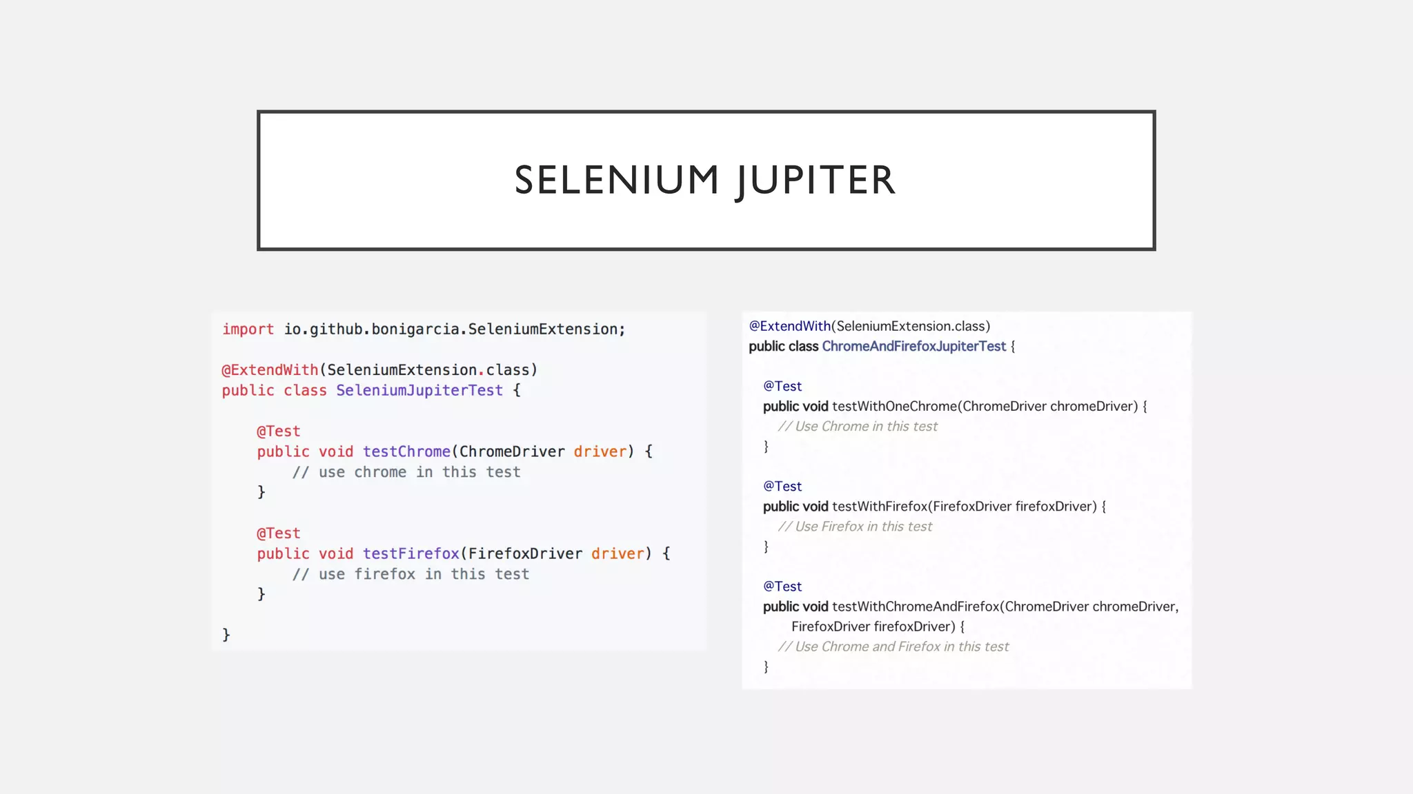 SELENIUM JUPITER 
