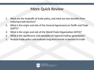 Job Trade Model New trade models Lecture of International economics course | PPTX