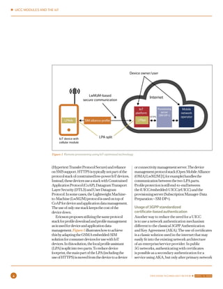 Ericsson Technology Review: Optimizing UICC modules for IoT applications