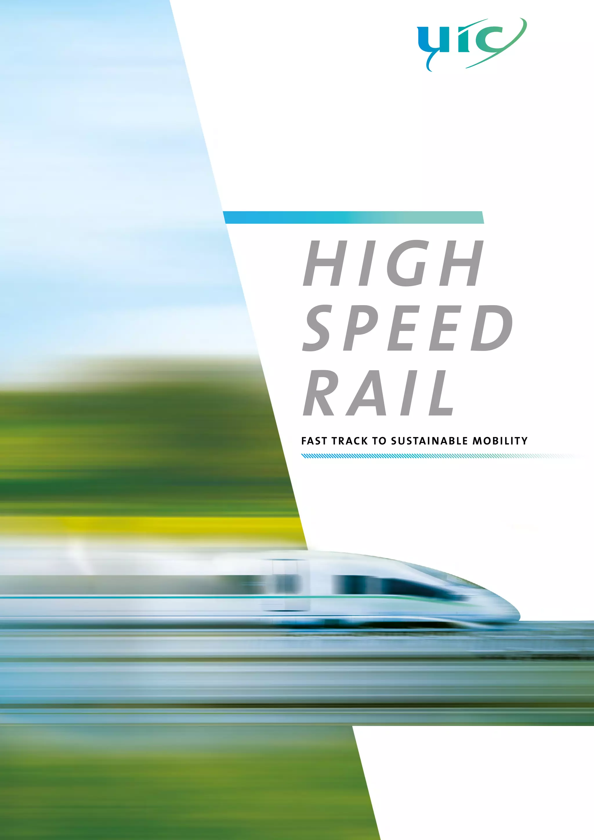 UIC High Speed Rail Brochure | PDF