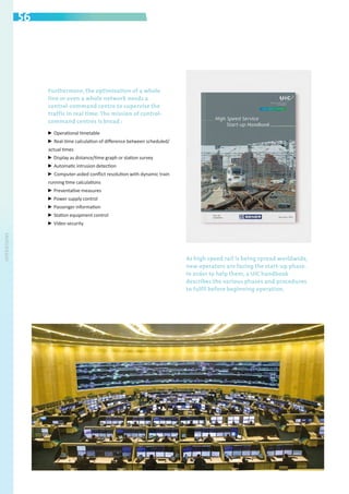 UIC High Speed Rail Brochure | PDF