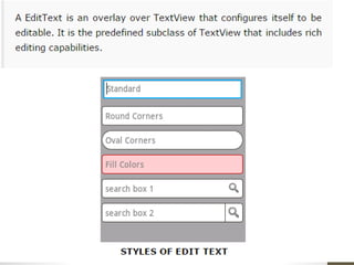 UI controls in Android | PDF
