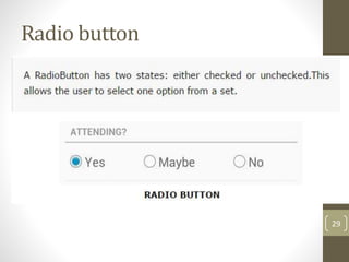 UI controls in Android | PDF