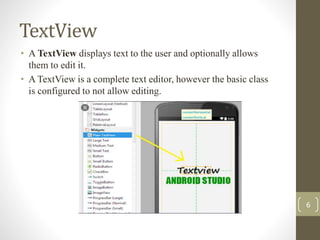 UI controls in Android | PDF