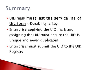 UID Basics | PPT