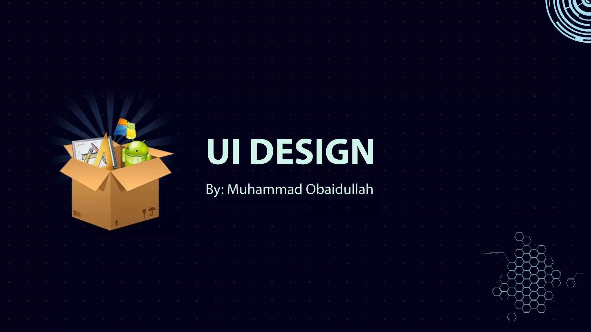 Ui design 101 | PPT