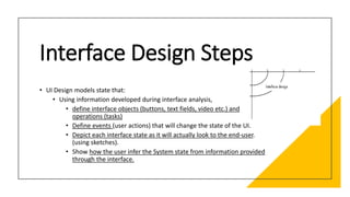 User Interface design and analysis Part.2 | PDF