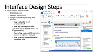 Analysis Application Interface Designs User Interface design and analysis Part.2 | PDF