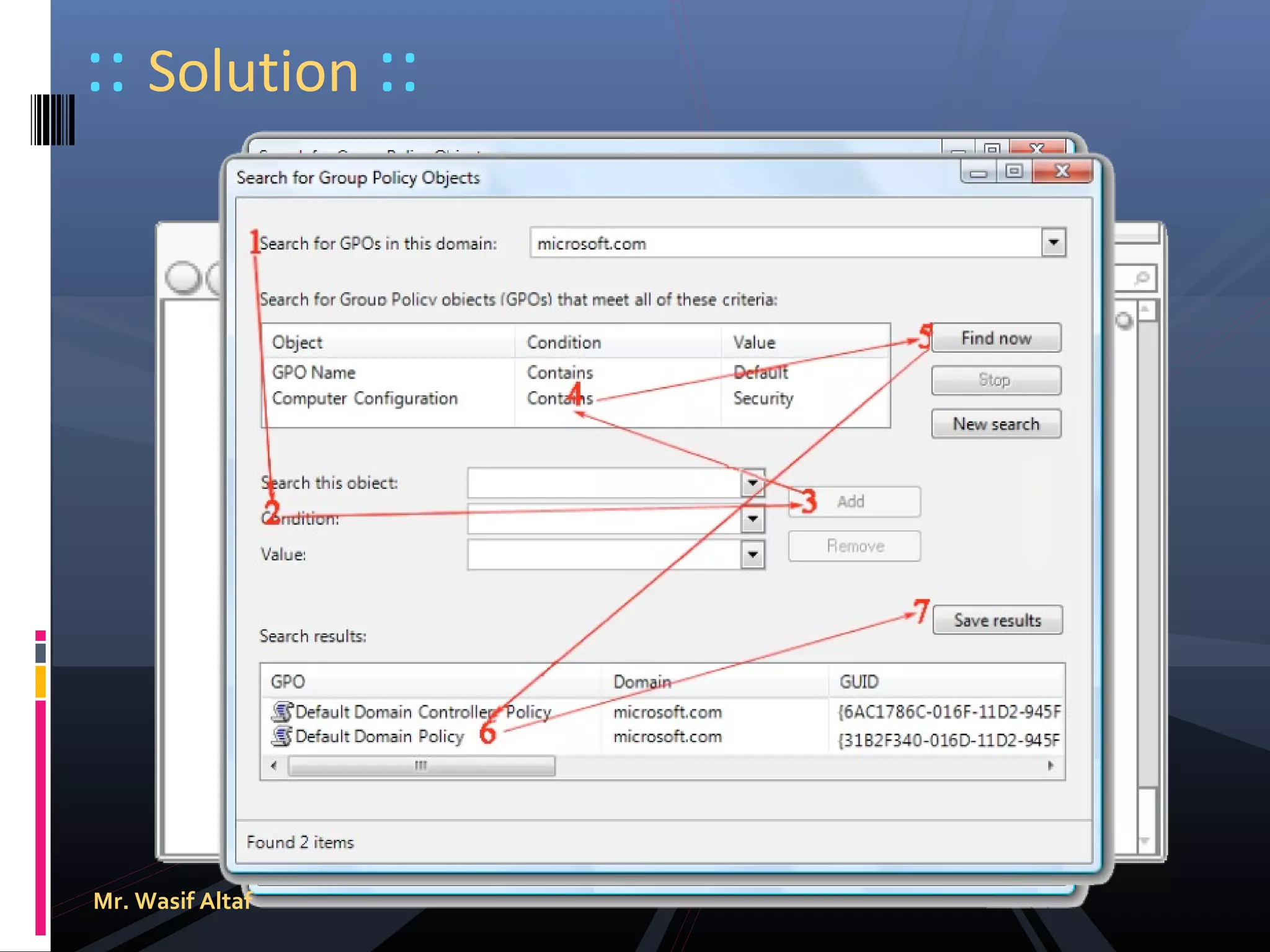 :: Solution ::

Mr. Wasif Altaf

 