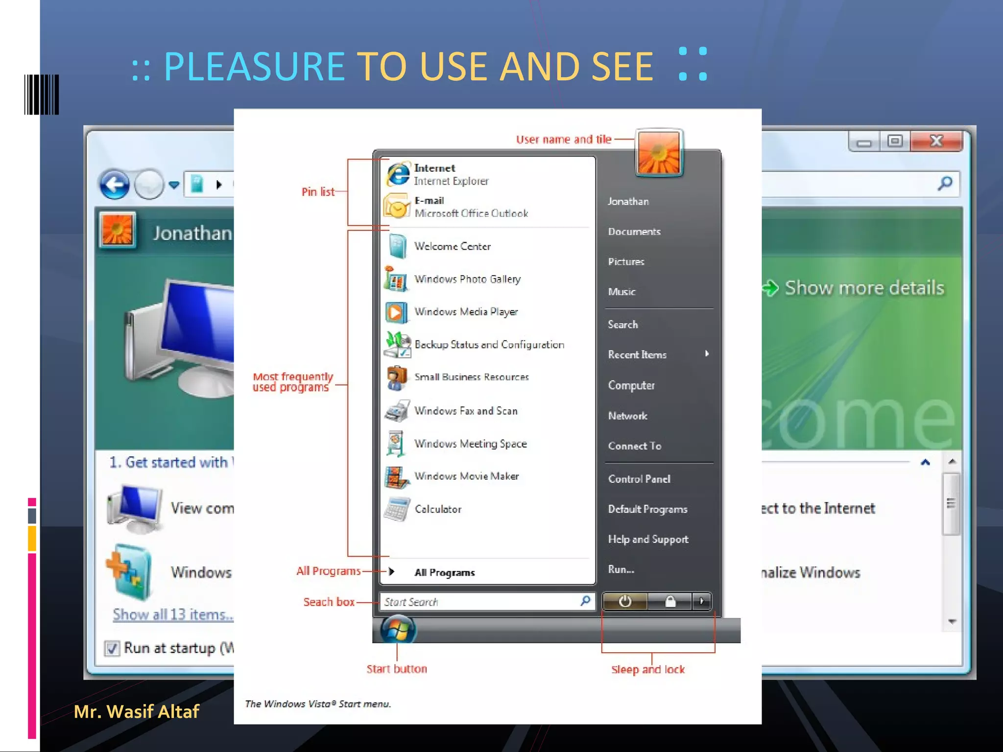 :: PLEASURE TO USE AND SEE

Mr. Wasif Altaf

::

 