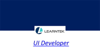 UI Developer
 
