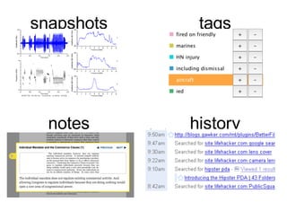 snapshots    tags




  notes     history
 