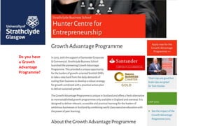 ● Do you have
a Growth
Advantage
Programme?
 
