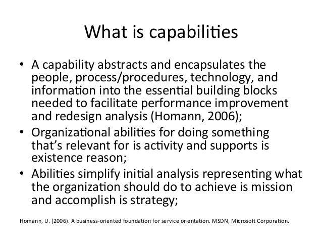 organizational abilities