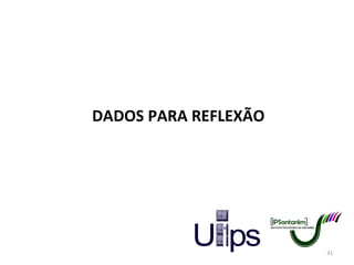 DADOS PARA REFLEXÃO 