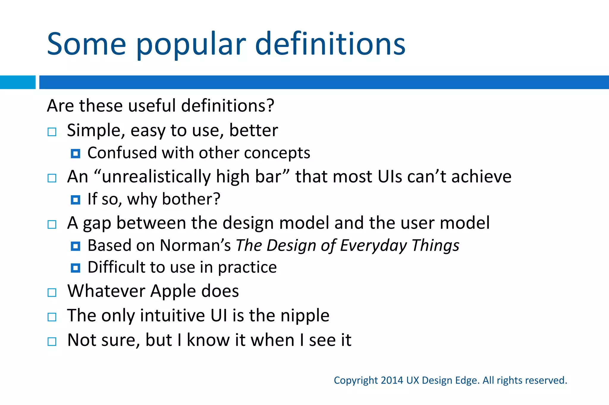Example 3: Communication design review
Copyright 2015 UX Design Edge. All rights reserved.
 