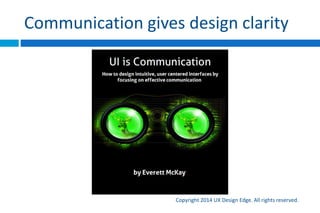 Ui is Communication: How to design intuitive, user-centered interfaces ...