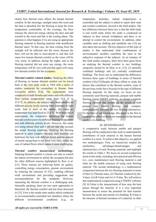The Effects of Flooring Material on Thermal Comfort in a Comparative ...