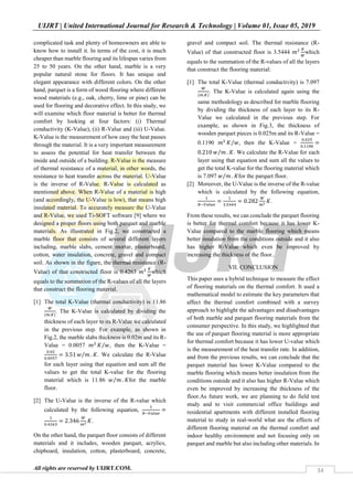 The Effects of Flooring Material on Thermal Comfort in a Comparative ...