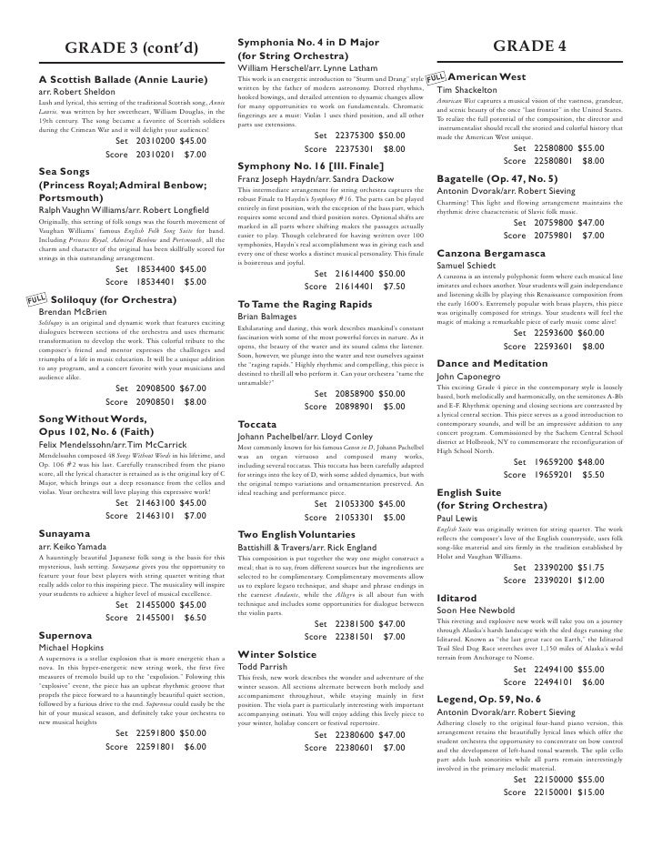 2011 Texas UIL PML Orchestra Additions 20112012