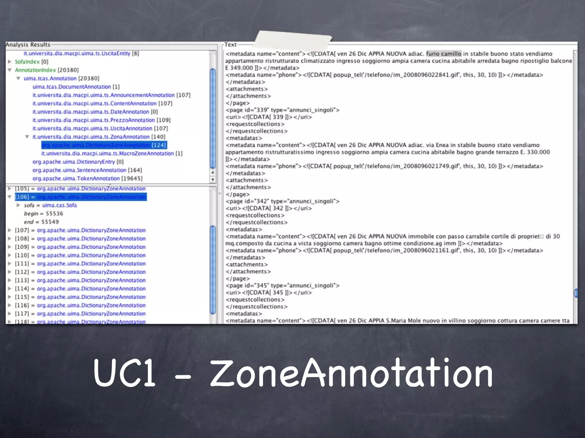 UC1 - ZoneAnnotation
 