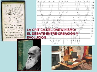 LA CRÍTICA DEL DARWINISMO: EL DEBATE ENTRE CREACIÓN Y EVOLUCIÓN 