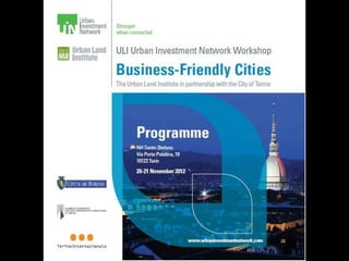 UIN Workshop: 'Business-friendly Cities'  