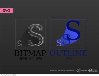 SVG
Thursday, November 4, 2010
 