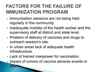 Underimmunization Universal Immunization Program | PPTX
