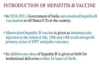 Universal immunization program