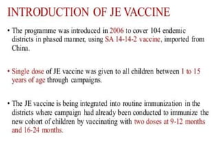 Universal immunization program