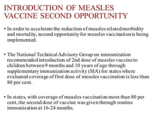 Universal immunization program