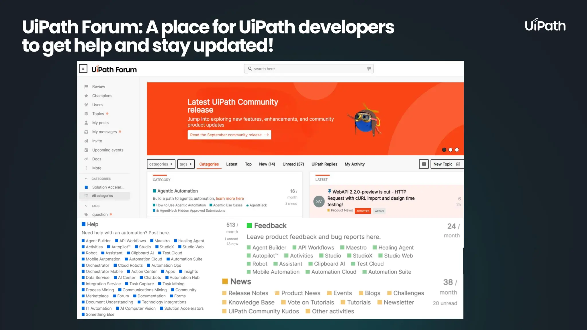 UiPathForum:AplaceforUiPathdevelopers togethelpandstayupdated! 