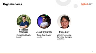 2
Sebastian
Villalobos
Costa Rica Chapter
Leader
Josué Chinchilla
Costa Rica Chapter
Leader
Diana Gray
UiPath Community
Ma...