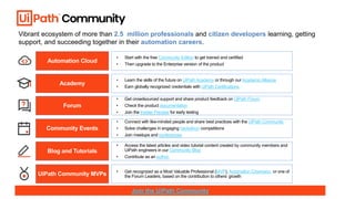 Explore The Uipath Community And Ways You Can Benefit On Your Journey