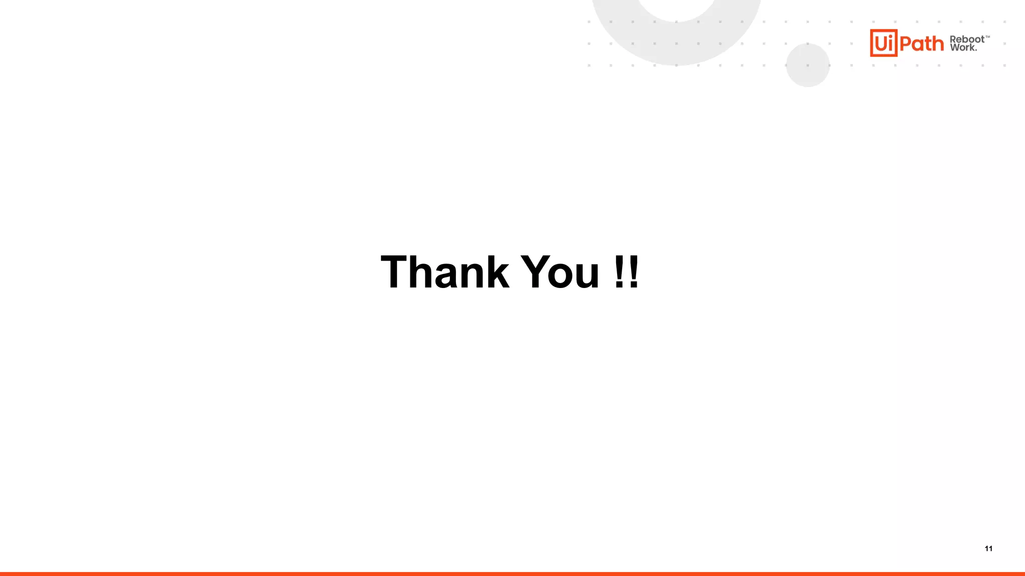 11
Thank You !!
 