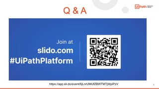 3
Q & A
https://app.sli.do/event/6jLnrUMUfZBWTMTjWpiPzV
 